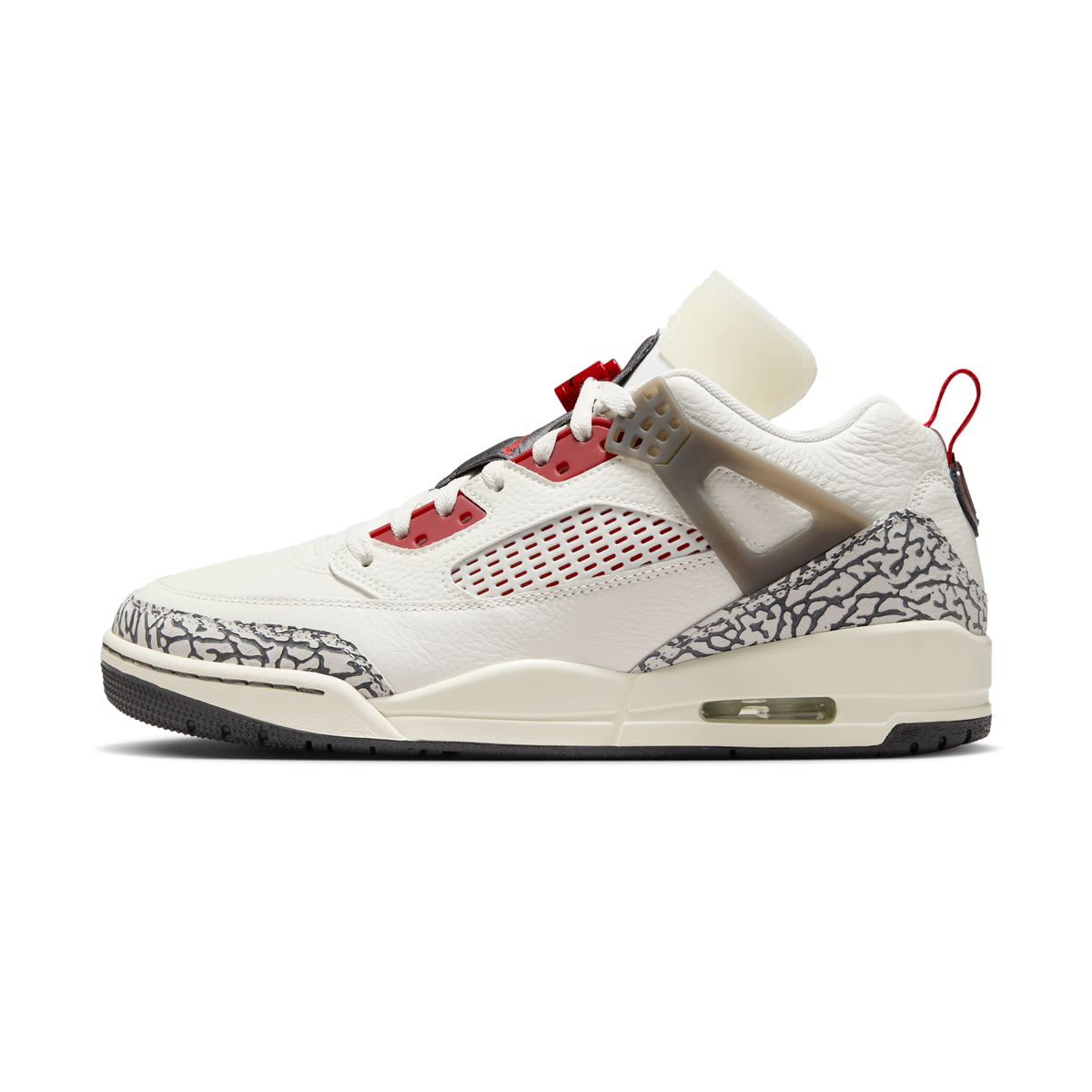 Jordan Spizike Low Sail Anthracite Coconut Milk Varsity Red