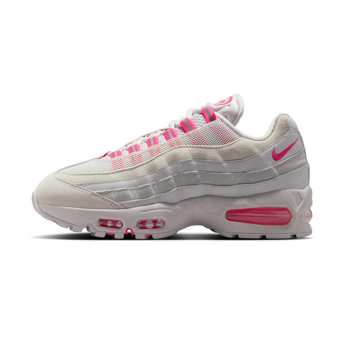 Nike Air Max 95 OG Big Bubble Vast Grey Hyper Pink (Women's) | IB6396-002