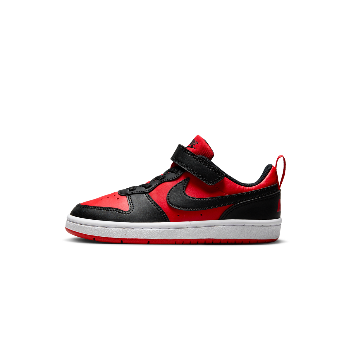 Nike Court Borough Low Recraft University Red Black (PS)