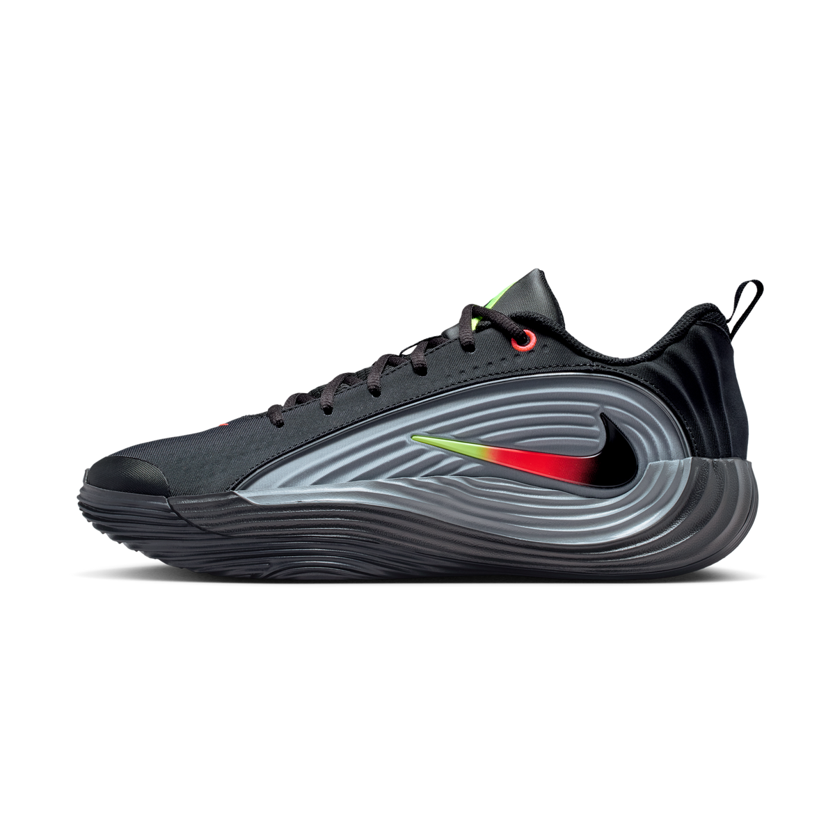 Nike Giannis Immortality 5 Black Volt Bright Crimson | IM5130-001