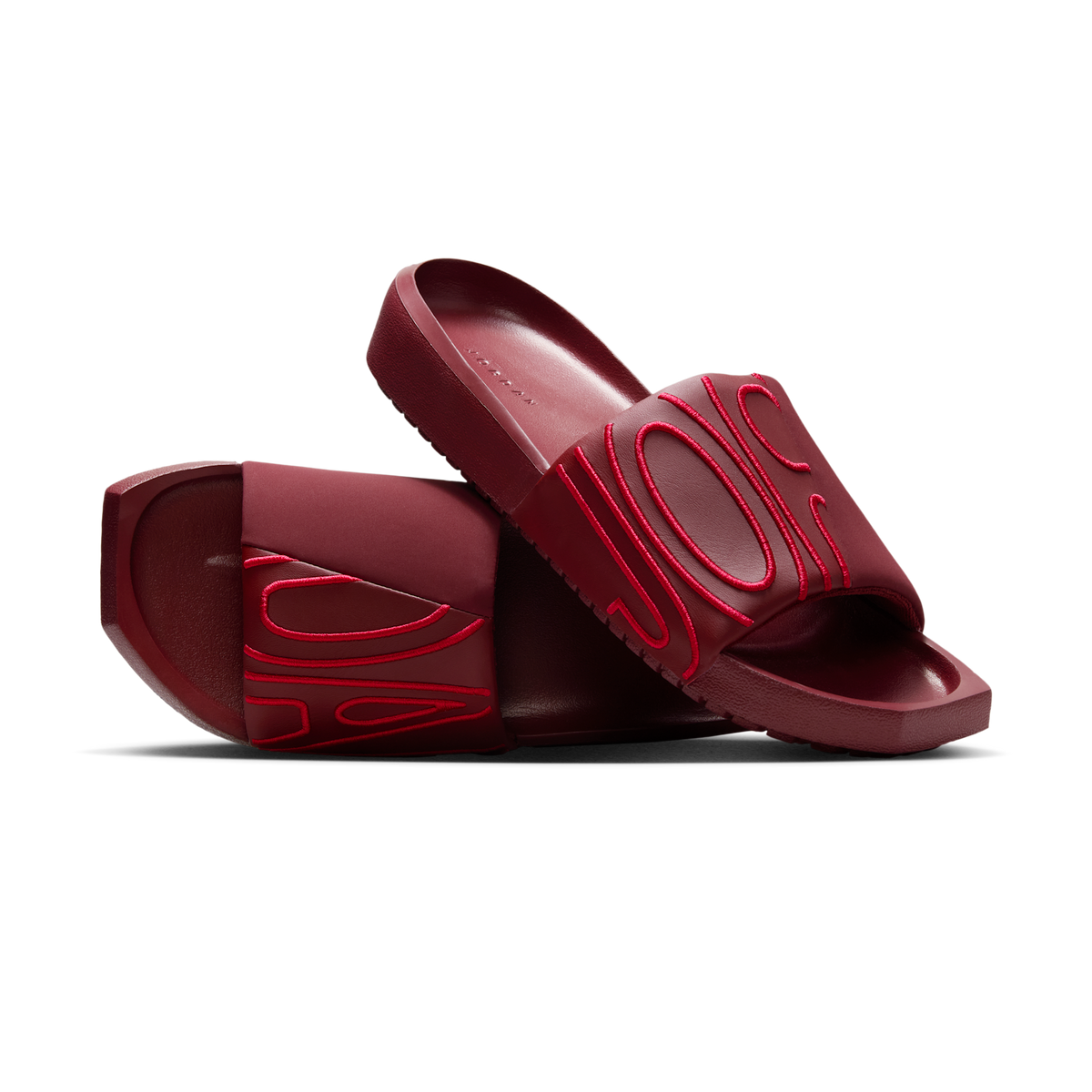 Jordan NOLA Slide Dark Team Red Hibiscus (Women's)