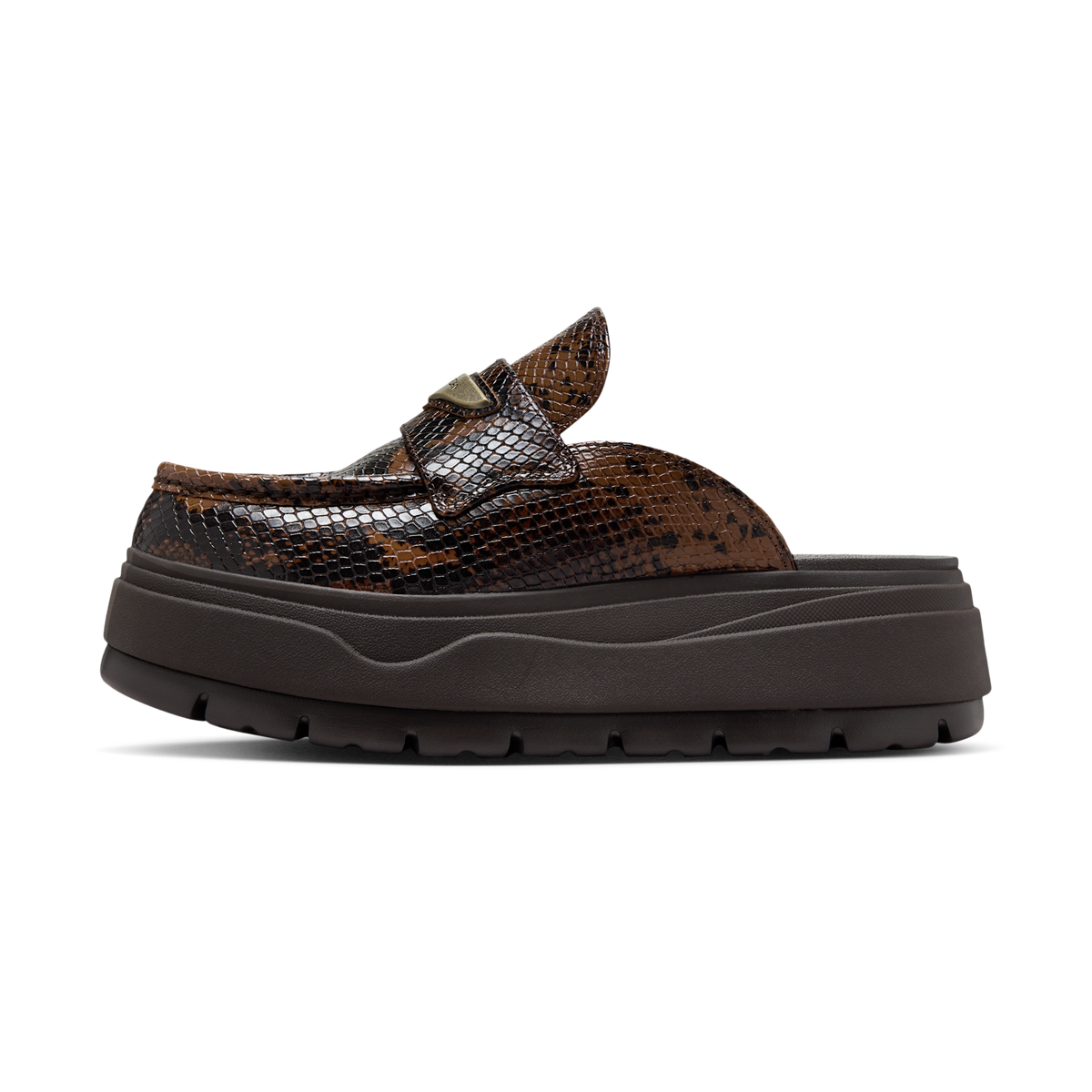 Jordan Mule Croc Velvet Brown (Women's)