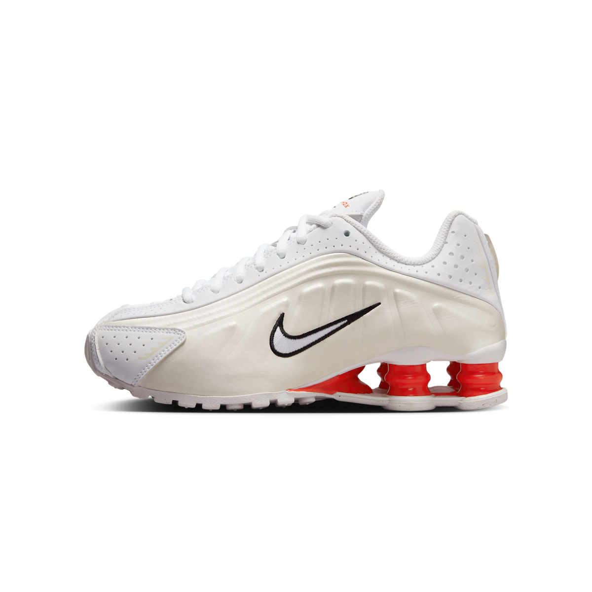 Nike Shox R4 White Phantom Picante Red (GS)
