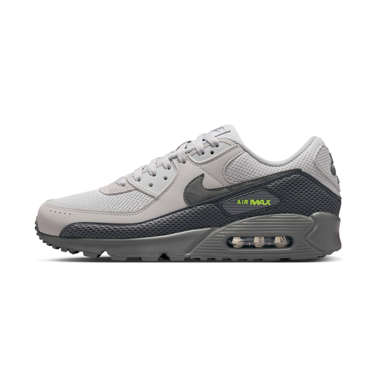 Nike Air Max 90 Premium Light Smoke Grey Volt