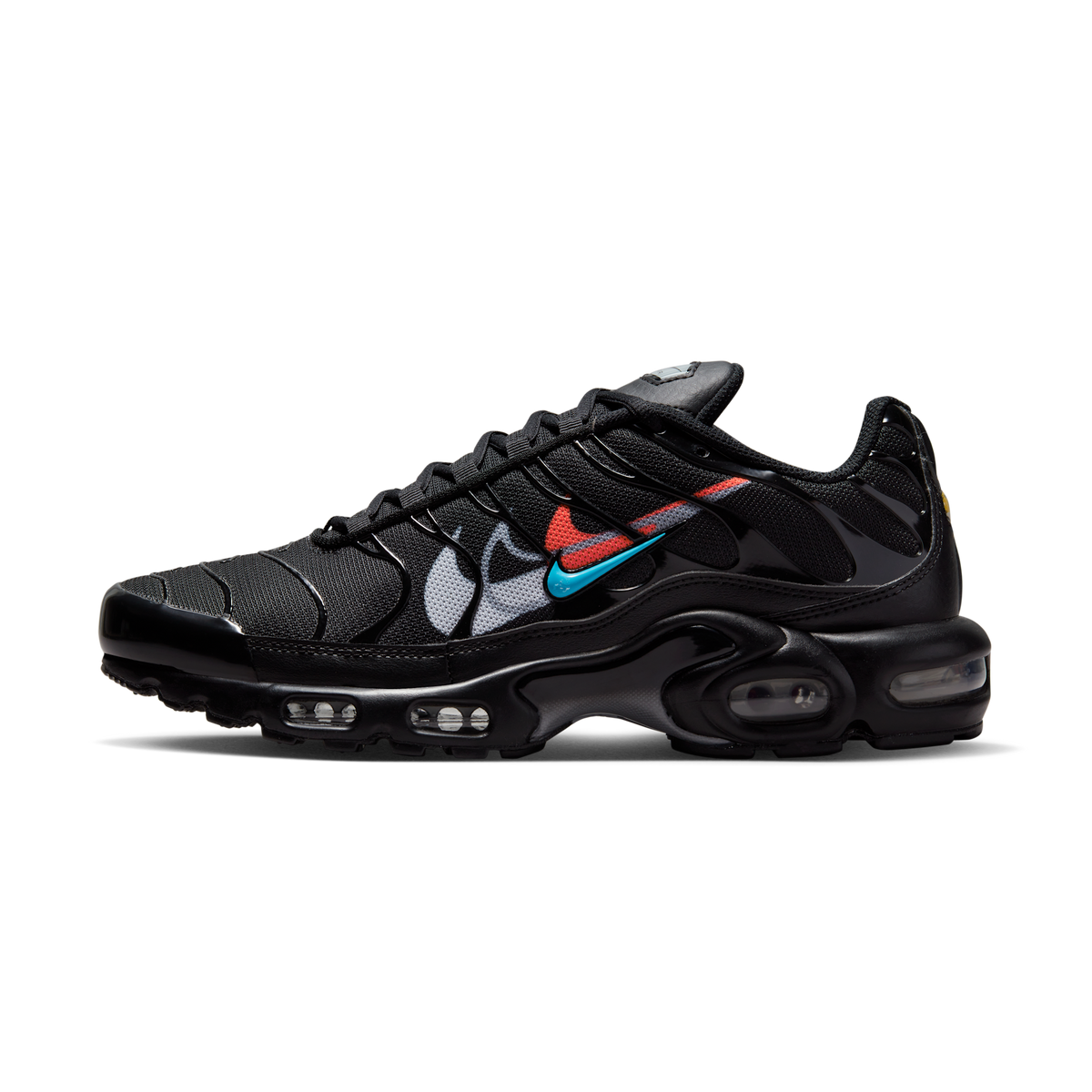 Nike Air Max Plus Multi Swoosh Black Crimson | FJ4224-001