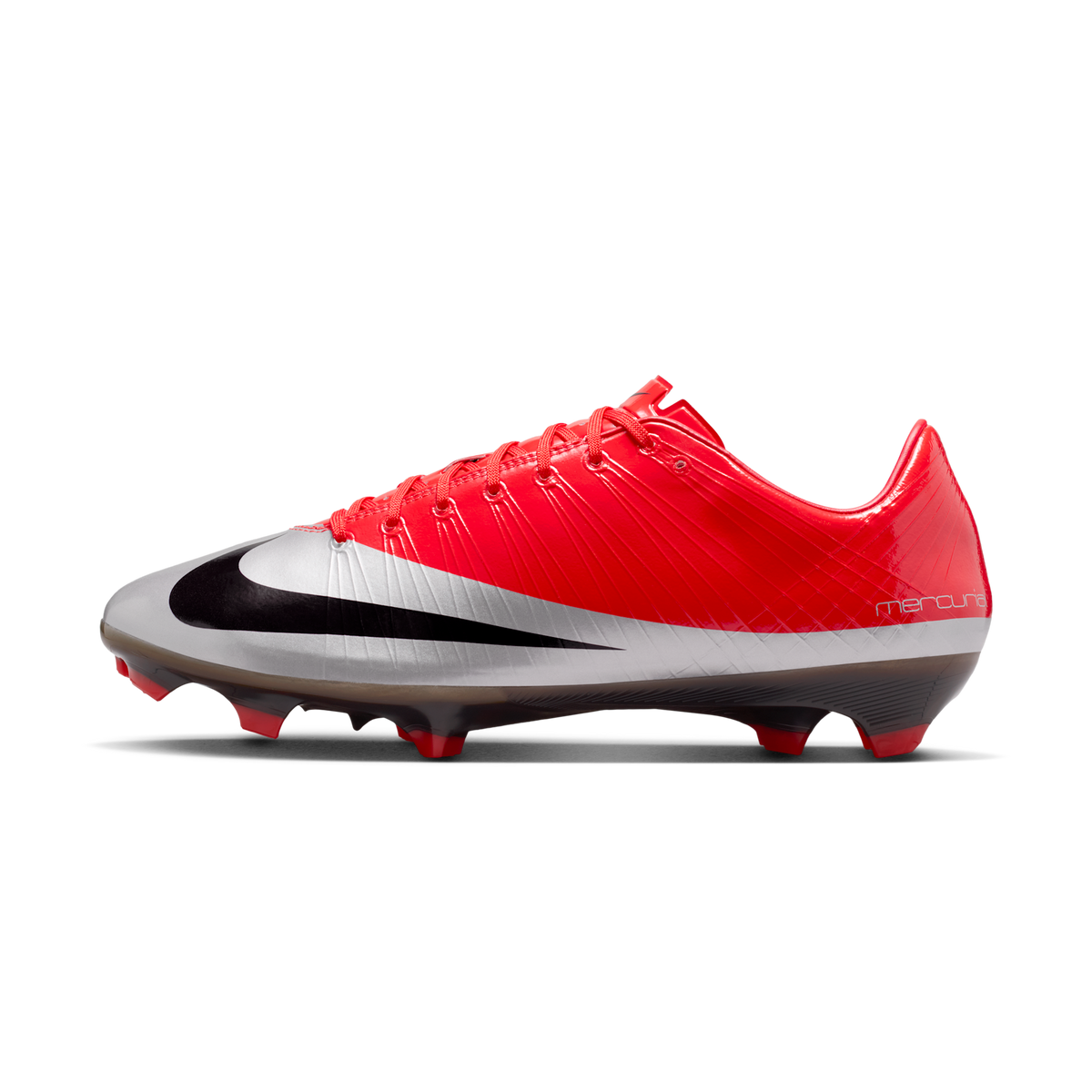 Nike Zoom Mercurial Vapor Superfly 1 RGN FG SE CR7 Max Orange Metallic Silver
