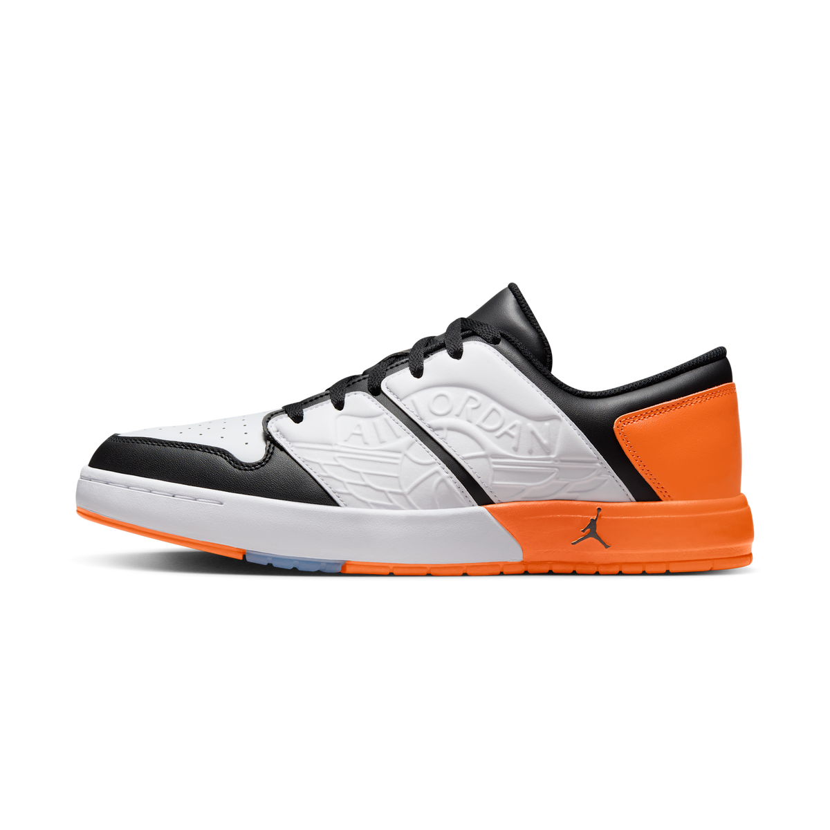 Jordan Nu Retro 1 Low White Black Magma Orange