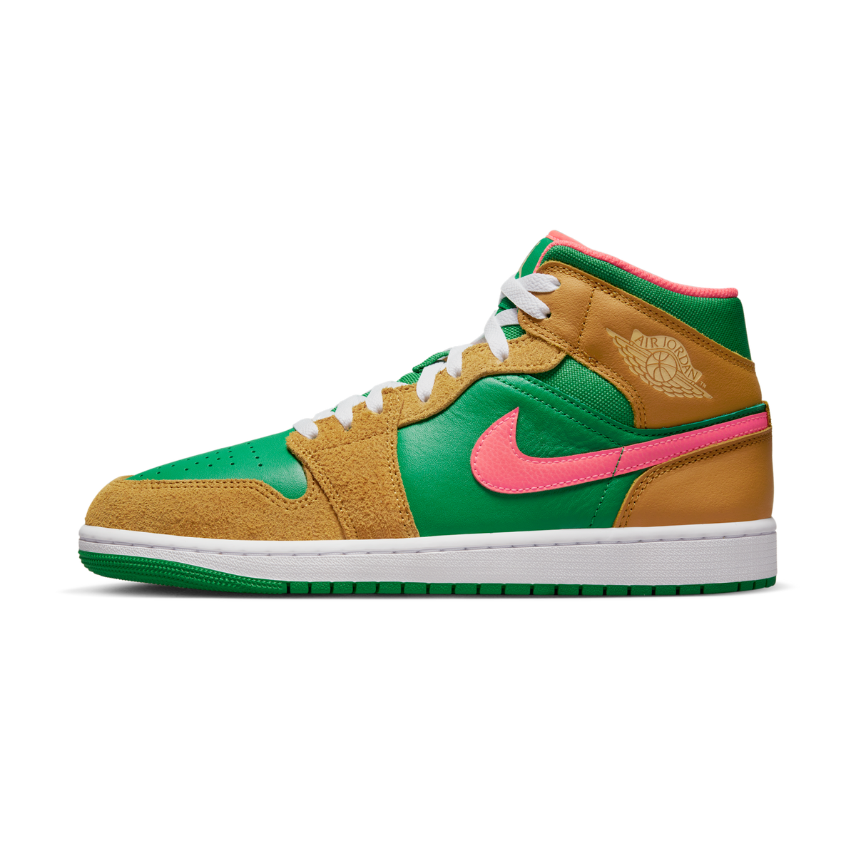 Jordan 1 Mid SE Wheat Watermelon