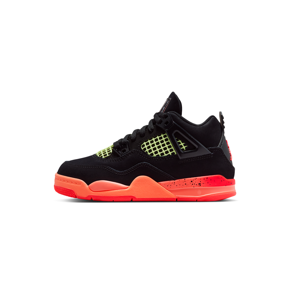 Jordan 4 Retro Black Infrared Barely Volt (PS)