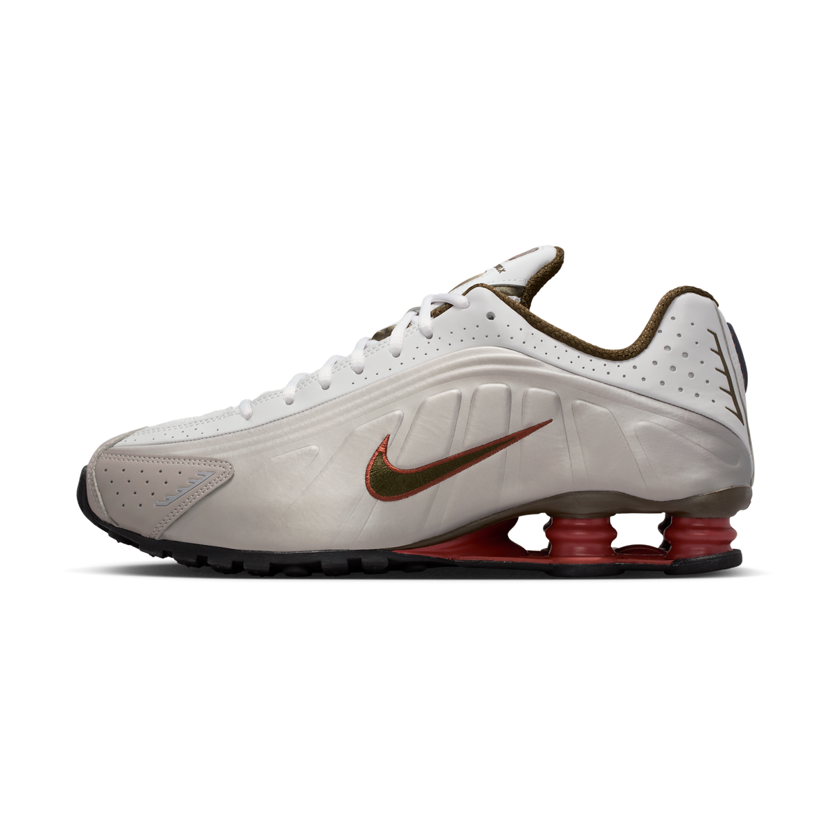 Nike Shox R4 Grey Dark Hazel Dusty Peach
