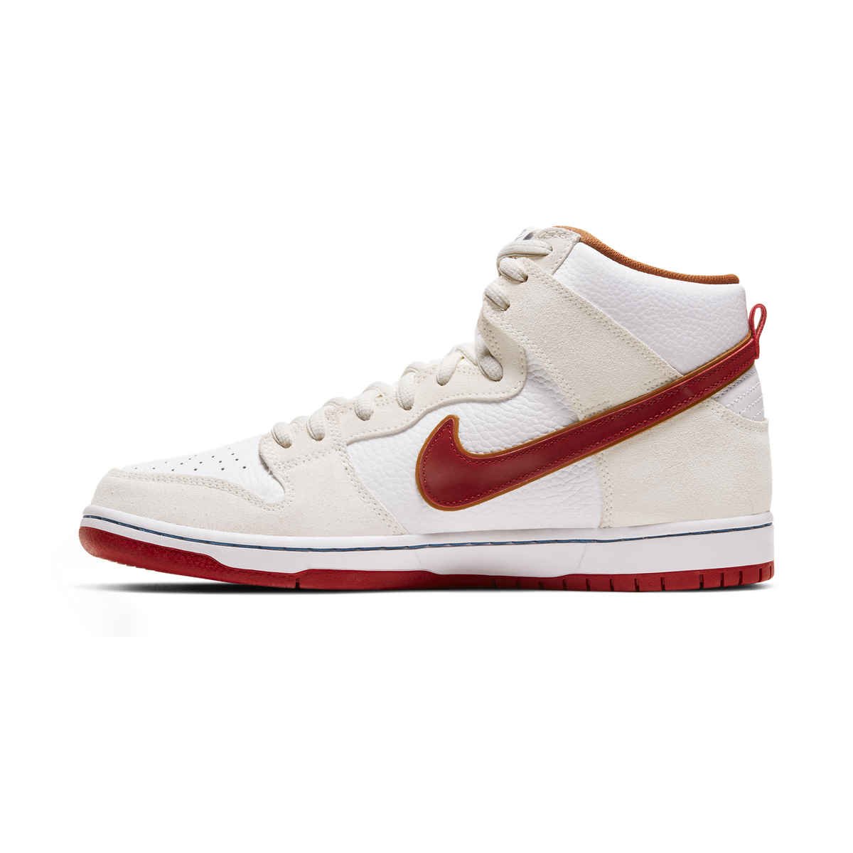 Nike SB Dunk High Sail Bright Crimson
