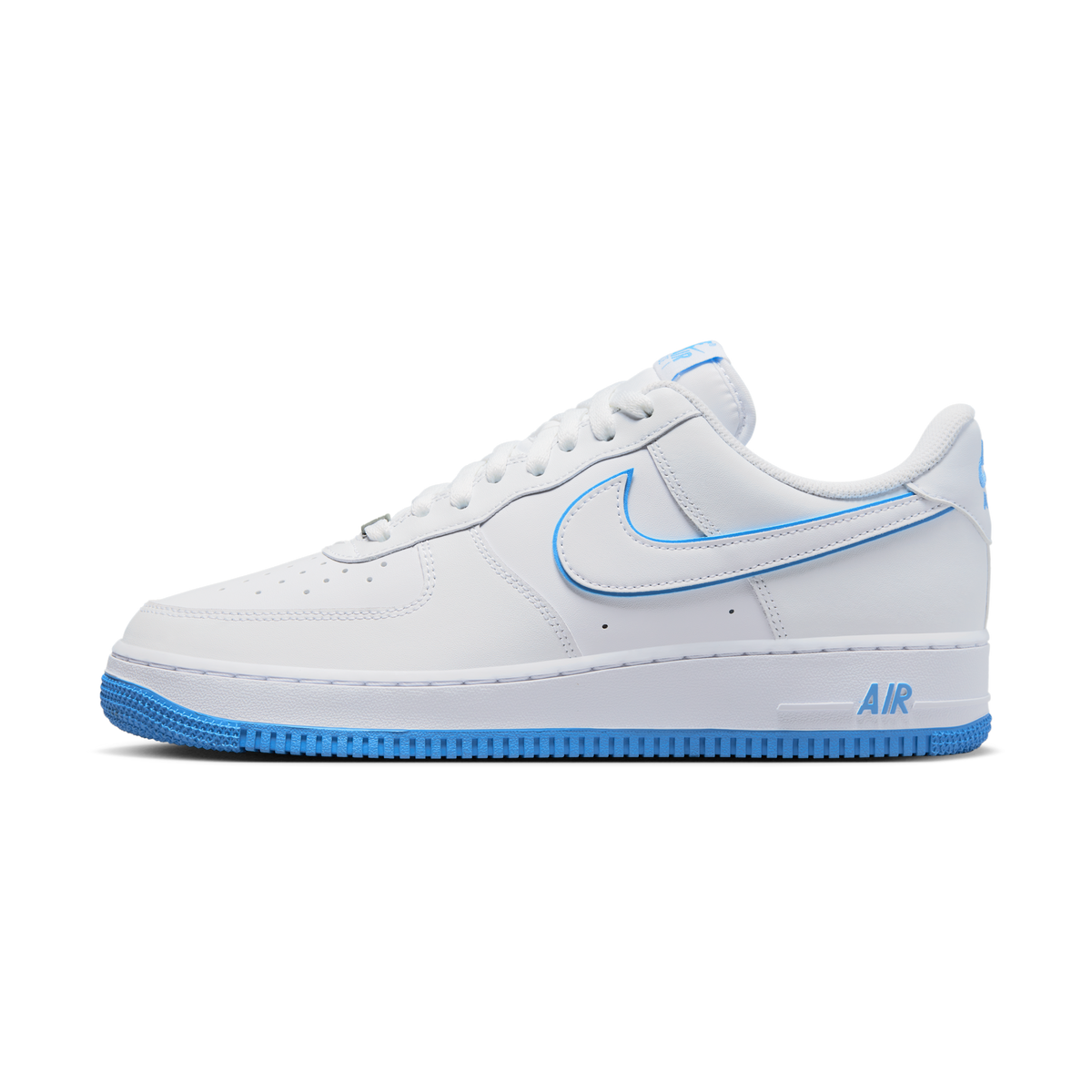 Nike Air Force 1 '07 Low White University Blue Sole