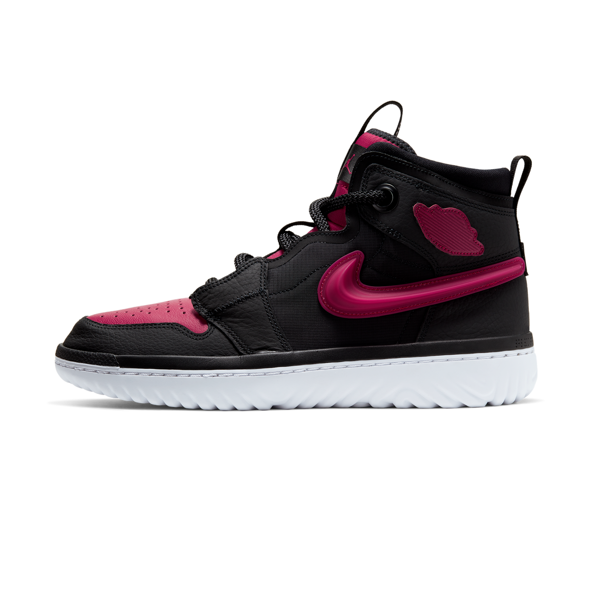 Jordan 1 High React Black Noble Red