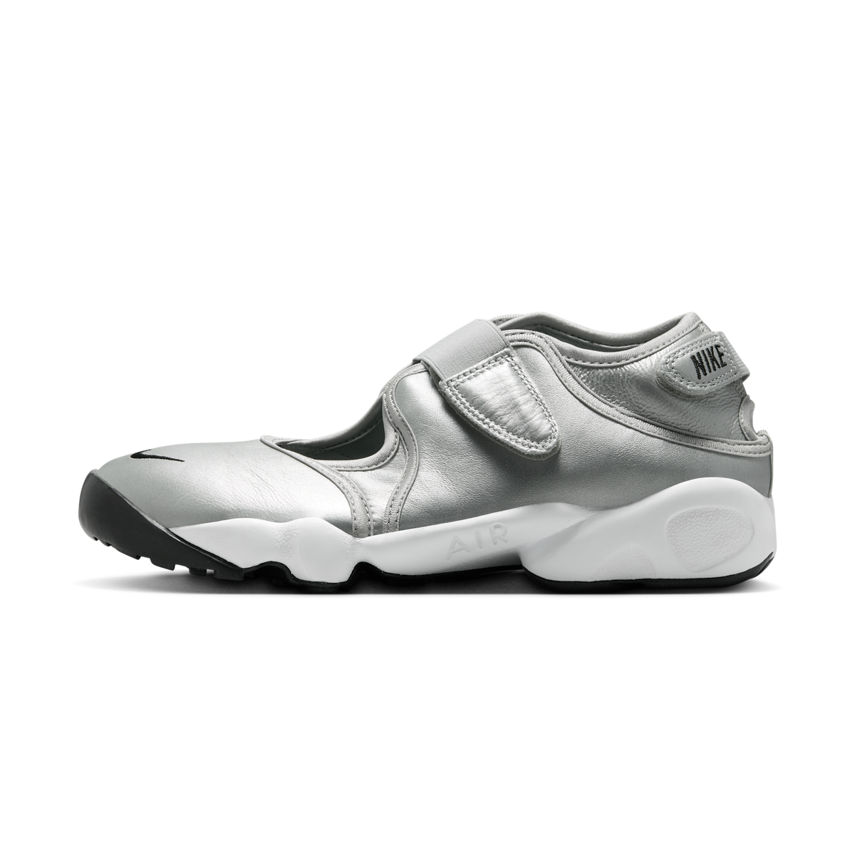 Nike Air Rift Leather Metallic Silver Sail (Women's) | HM5737-003