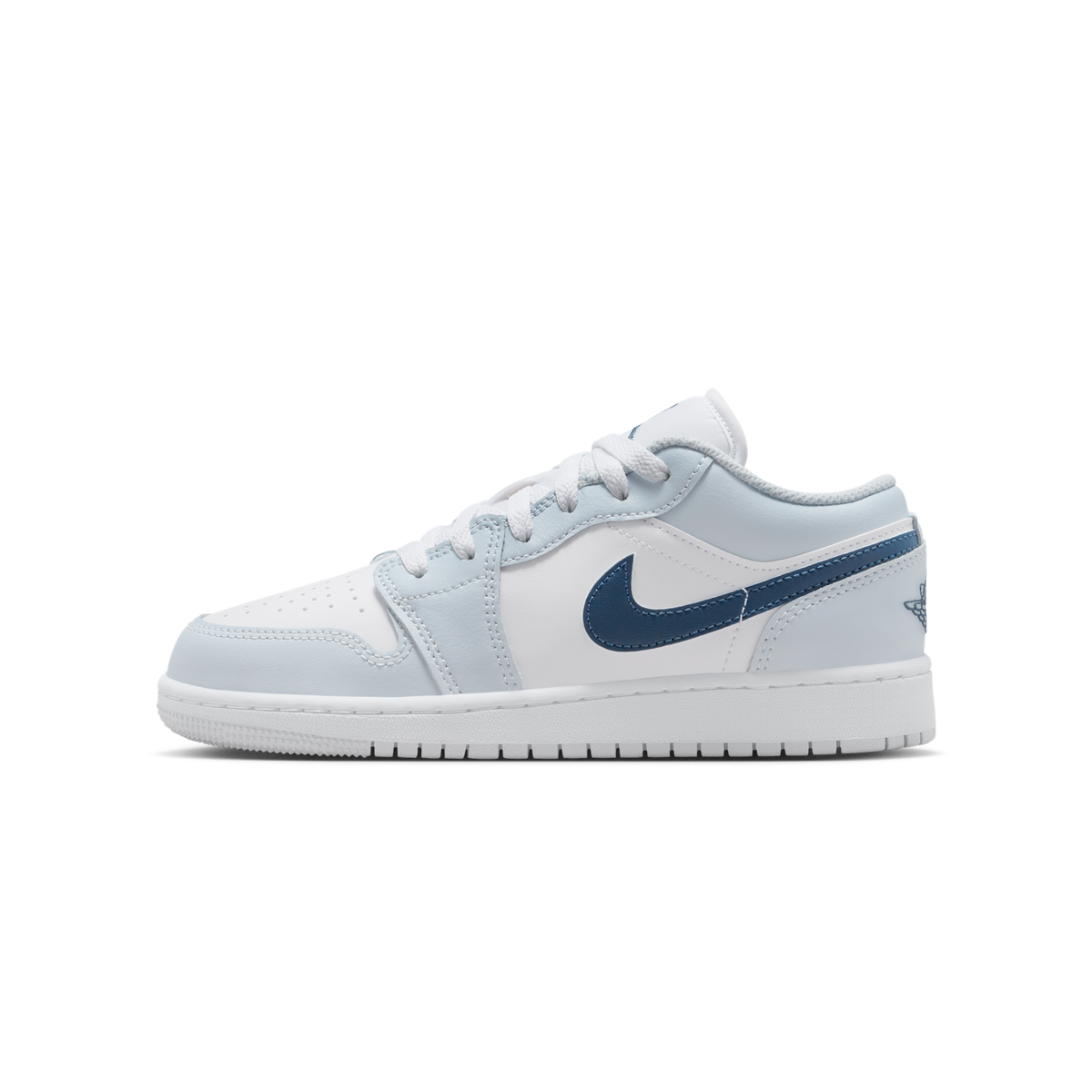 Jordan 1 Low White Aura Squadron Blue (GS)