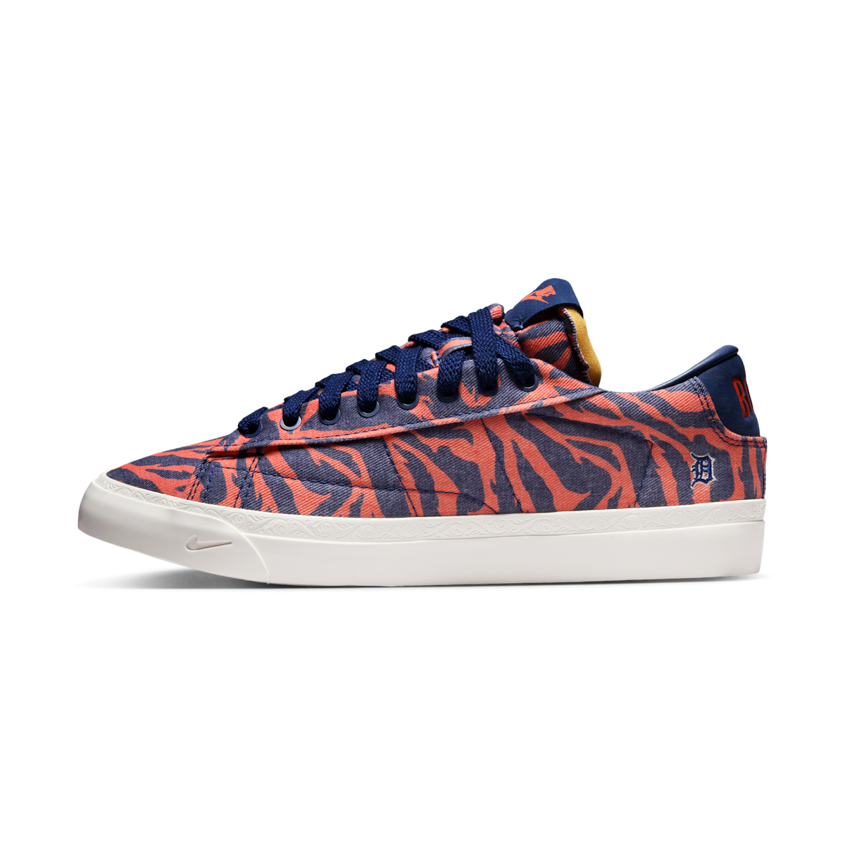 Nike Blazer Low Devin Booker Detroit Tigers Safety Orange Blue Void | HQ2054-801