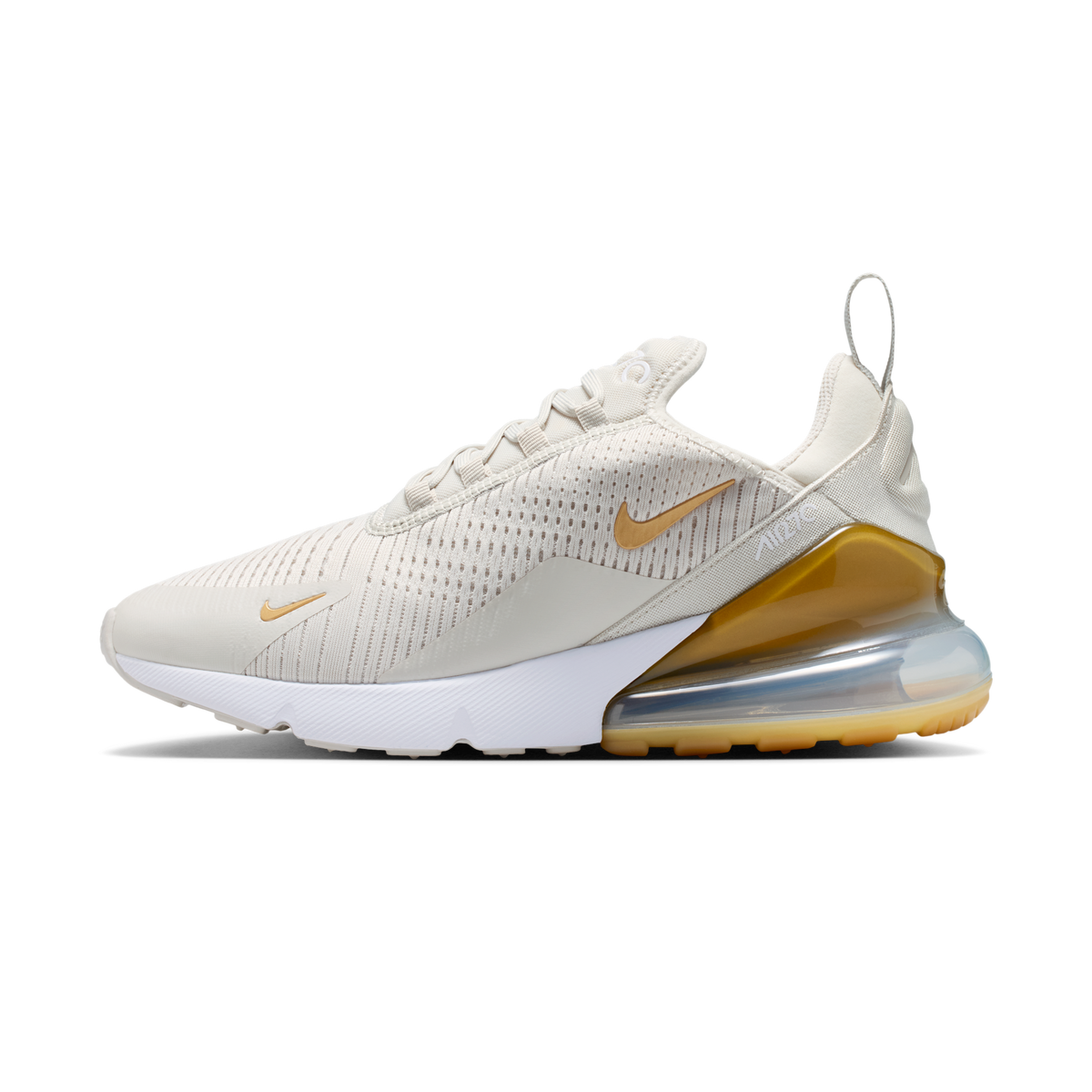 Nike Air Max 270 Light Bone Metallic Gold (Women's)