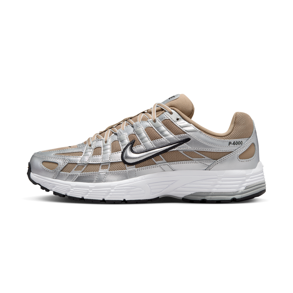 Nike P-6000 Khaki Metallic Silver