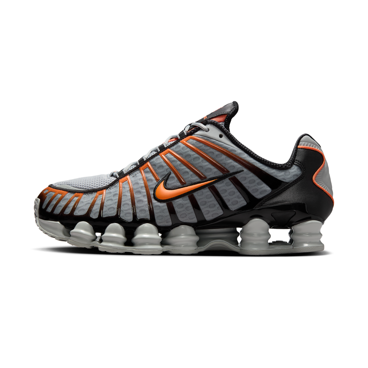 Nike Shox TL Light Smoke Grey Black Bright Mandarin | AV3595-011