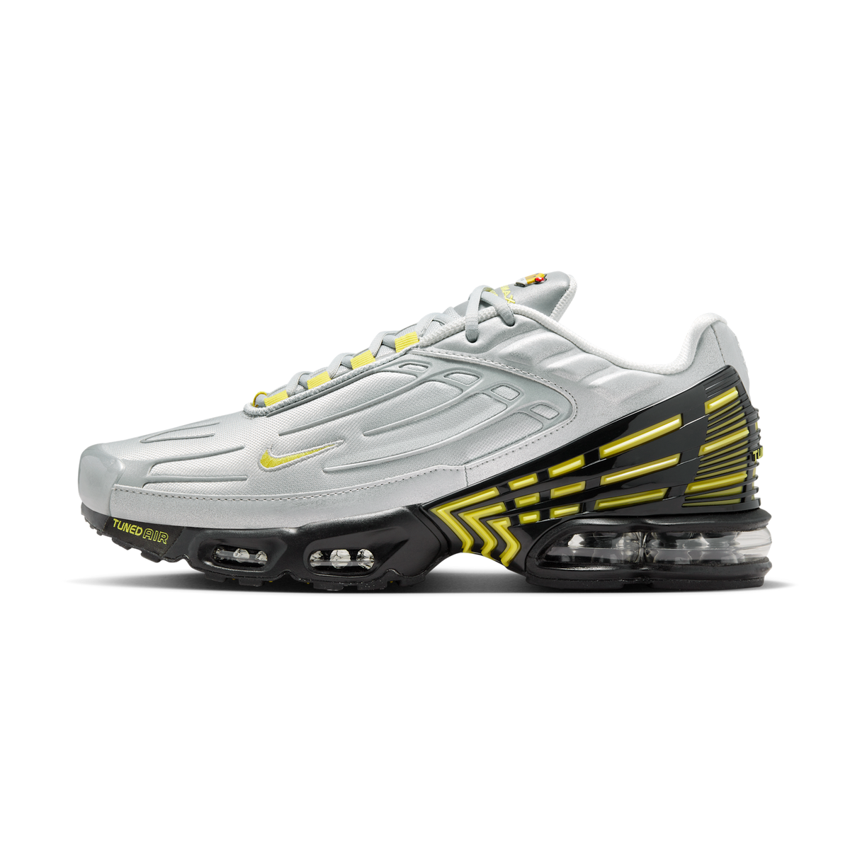 Nike Air Max Plus 3 Metallic Silver Opti Yellow | FZ4623-001