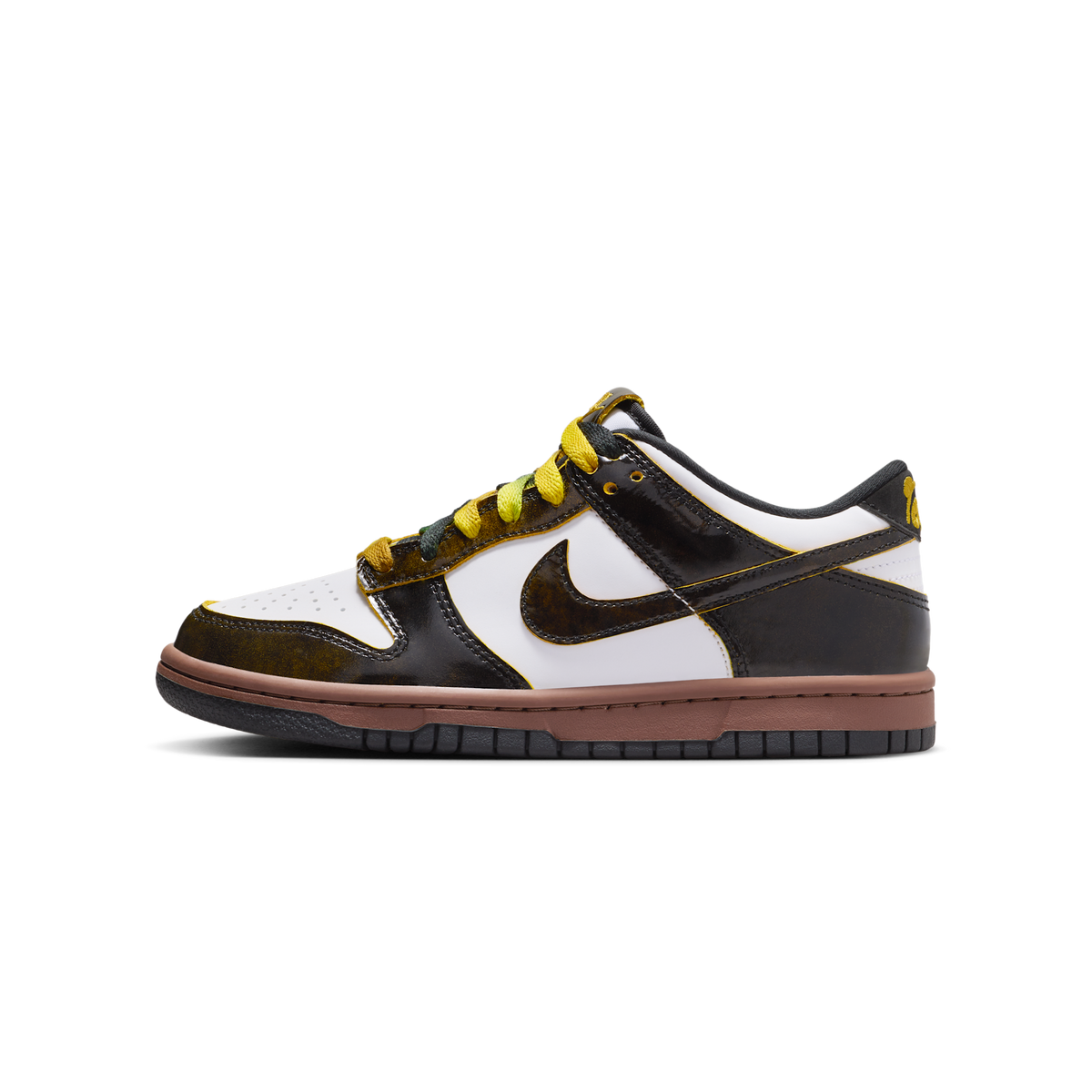 Nike Dunk Low SE Panda-Monium White Black Fauna Brown (GS)