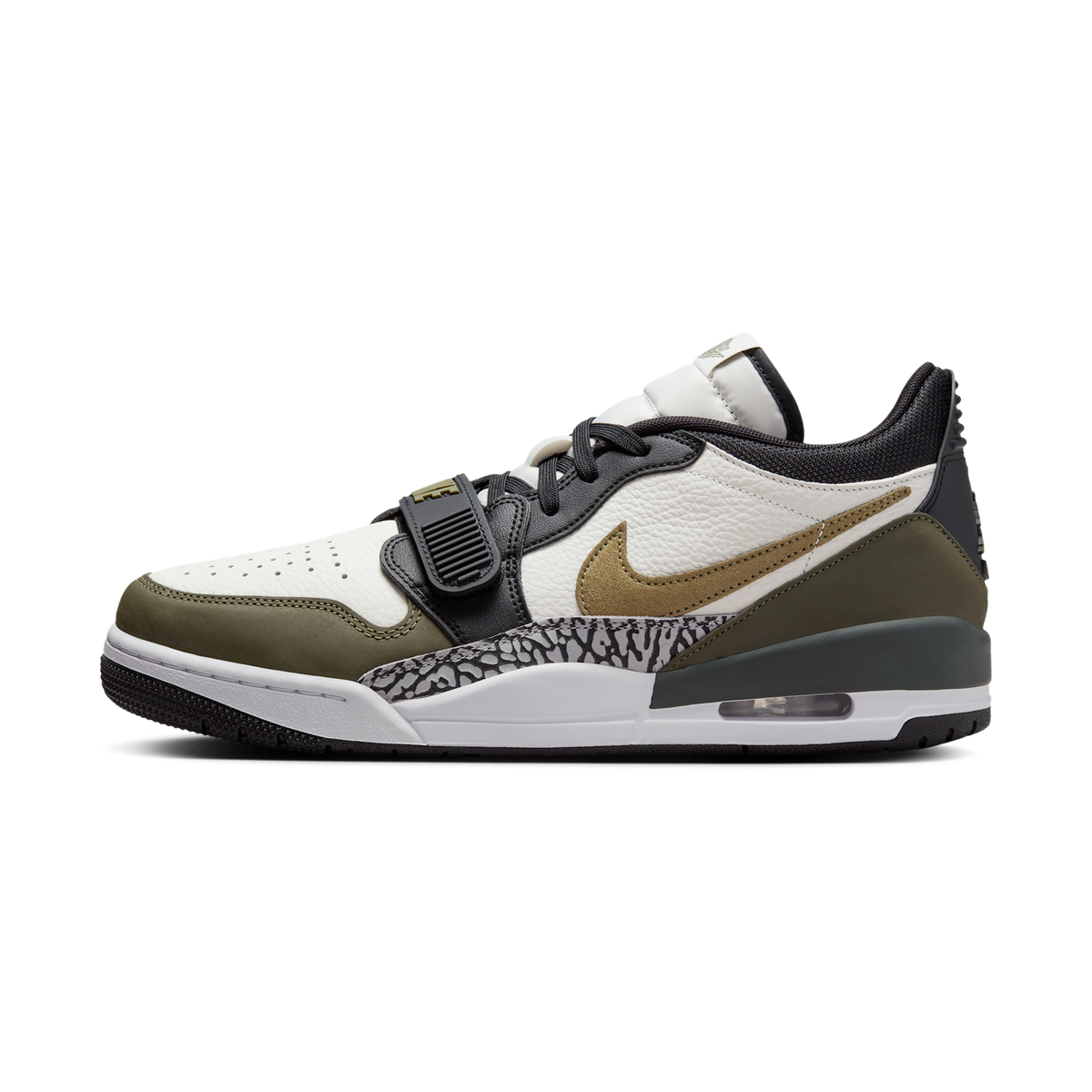 Jordan Legacy 312 Low Sail Black Medium Olive