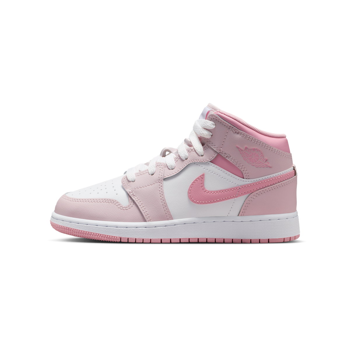 Jordan 1 Mid Pearl Pink White (GS)