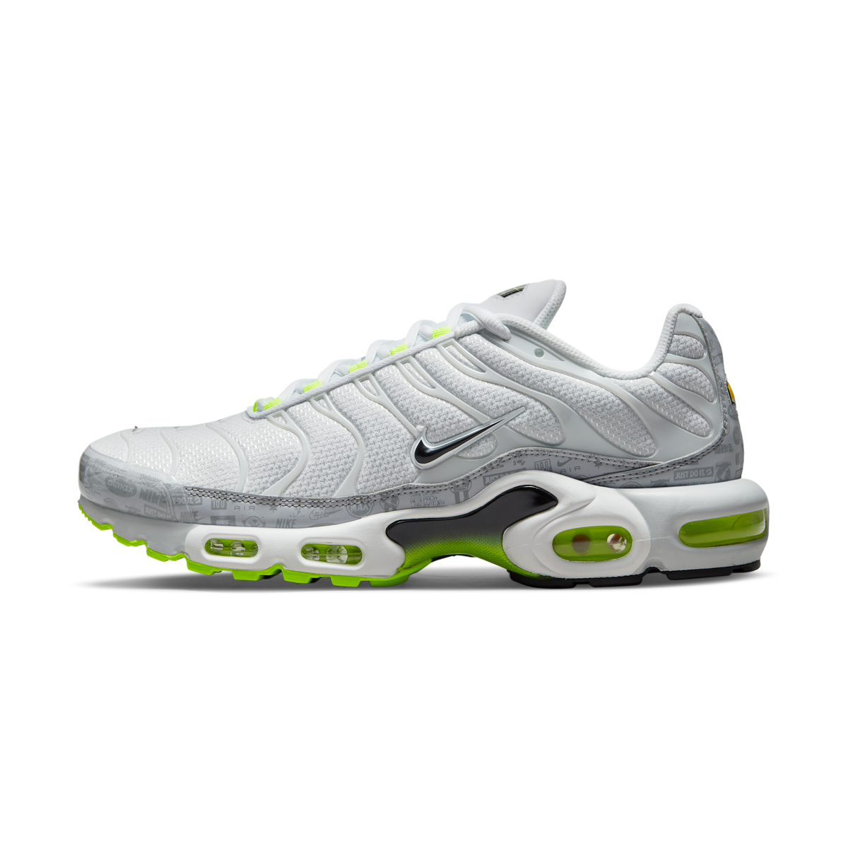Nike Air Max Plus Platinum Grey Reflective Logos