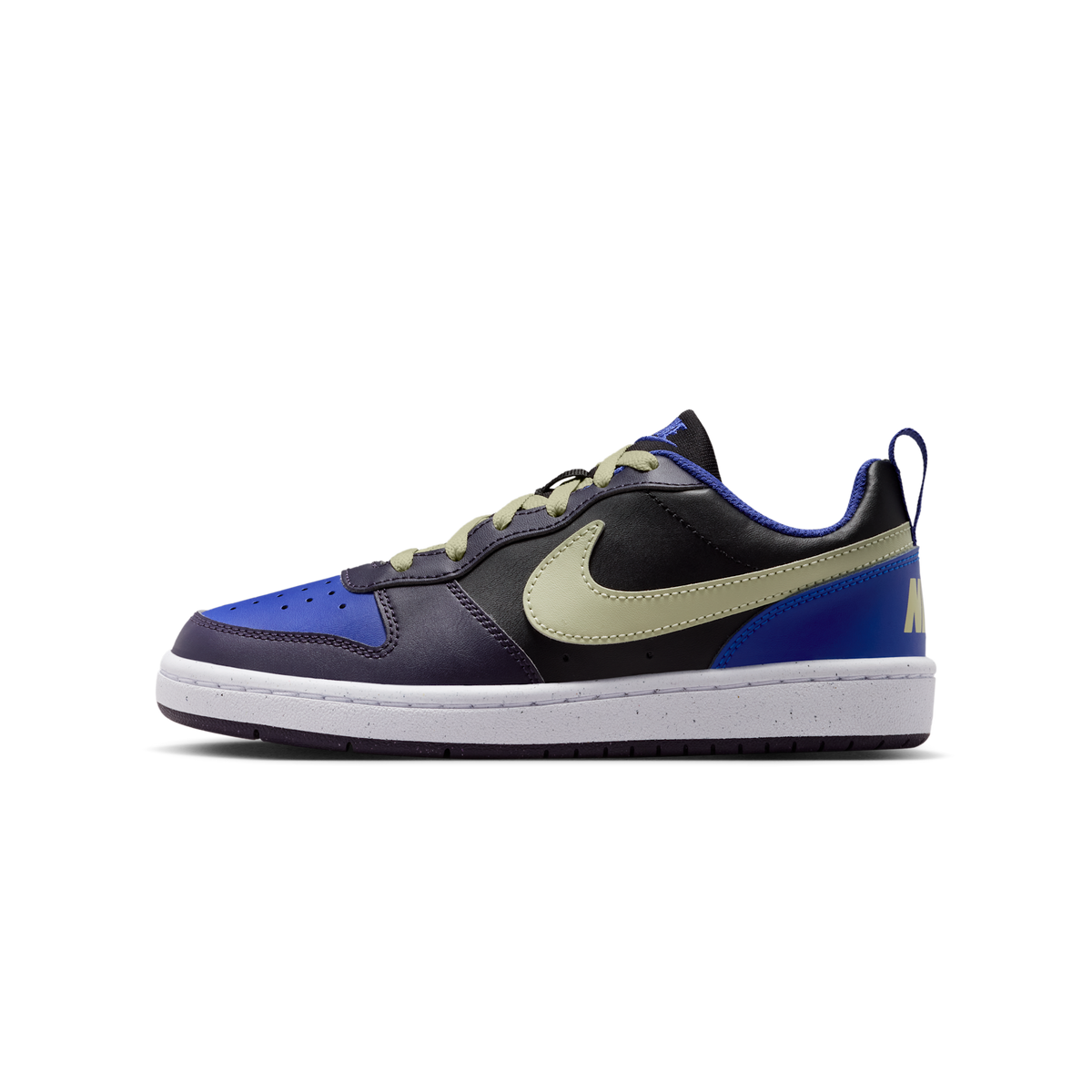 Nike Court Borough Low Recraft Black Cave Purple Olive Aura (GS) | DV5456-011