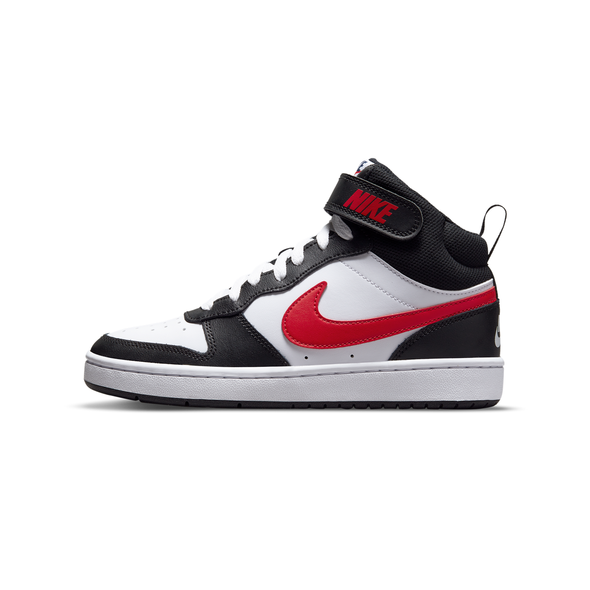 Nike Court Borough Mid 2 White Black University Red (GS) | DO5889-161