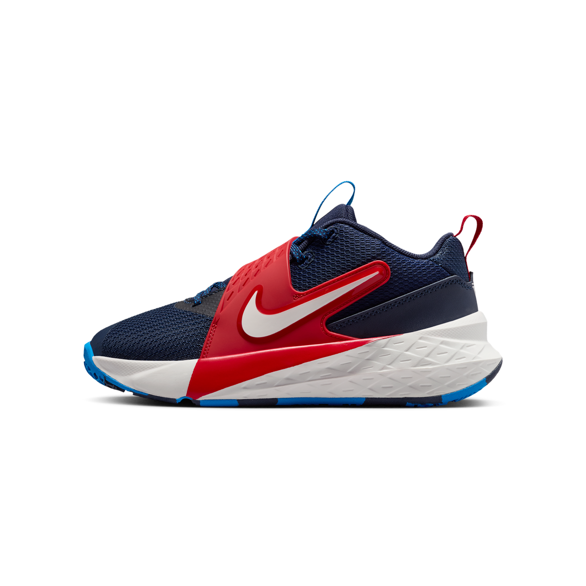 Nike Team Hustle D 12 Team Navy University Red Sail (GS)