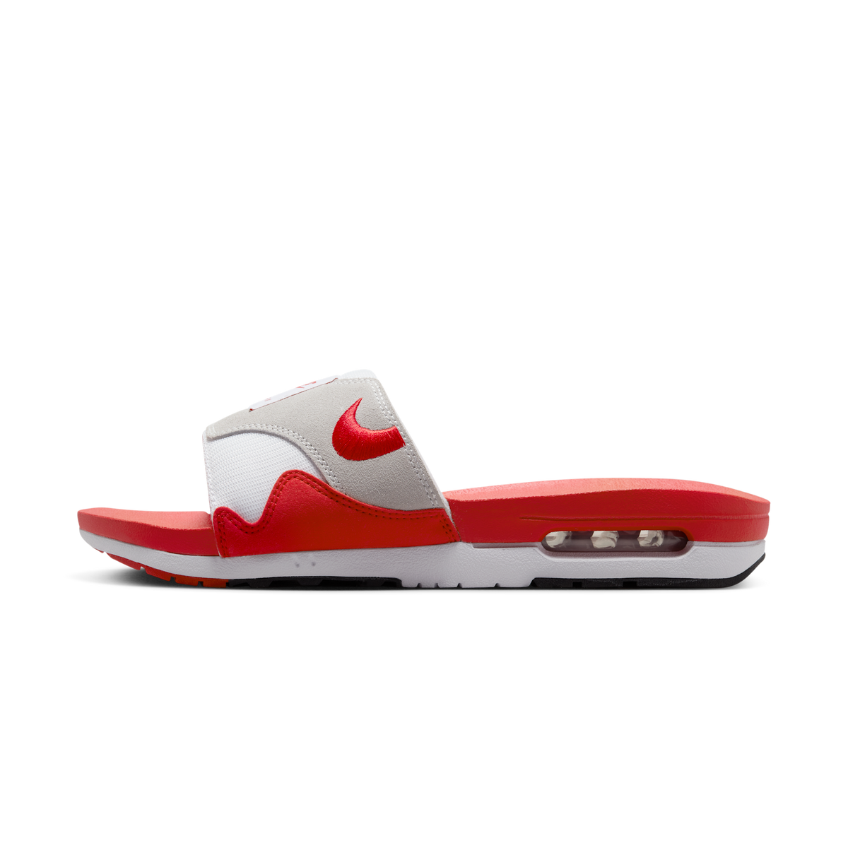Nike Air Max 1 Slide White University Red