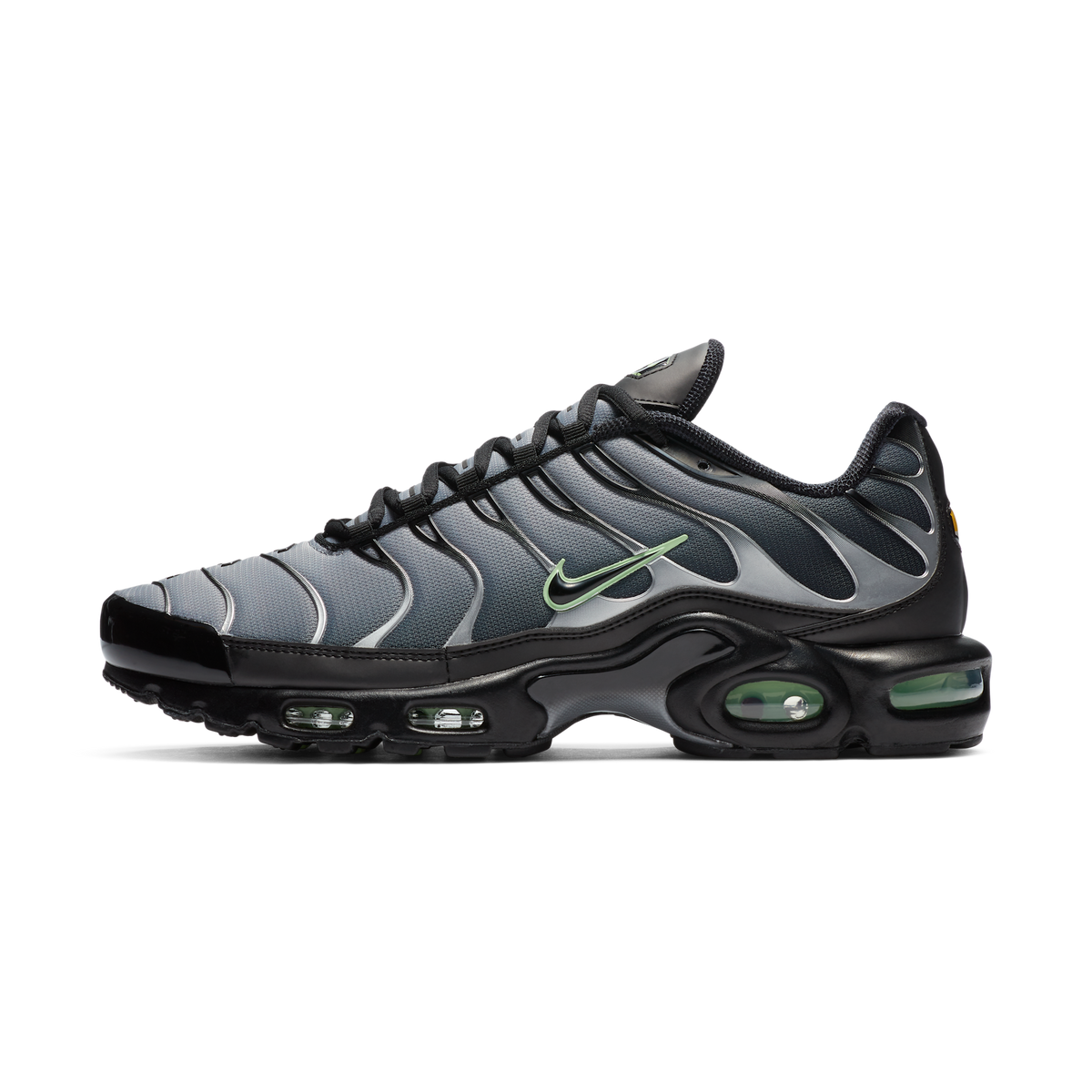 Nike Air Max Plus Black Particle Grey Vapour Green | CZ7552-001