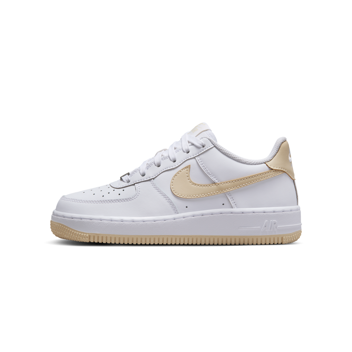 Nike Air Force 1 White Light Khaki (GS)