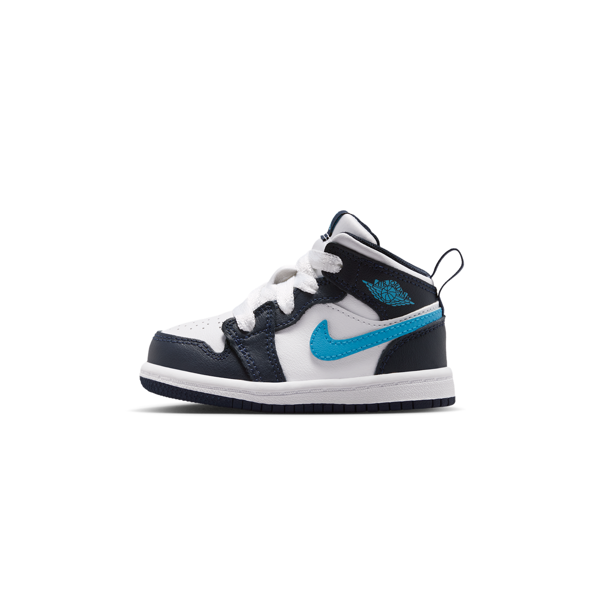 Jordan 1 Mid Obsidian Dark Powder Blue (TD)