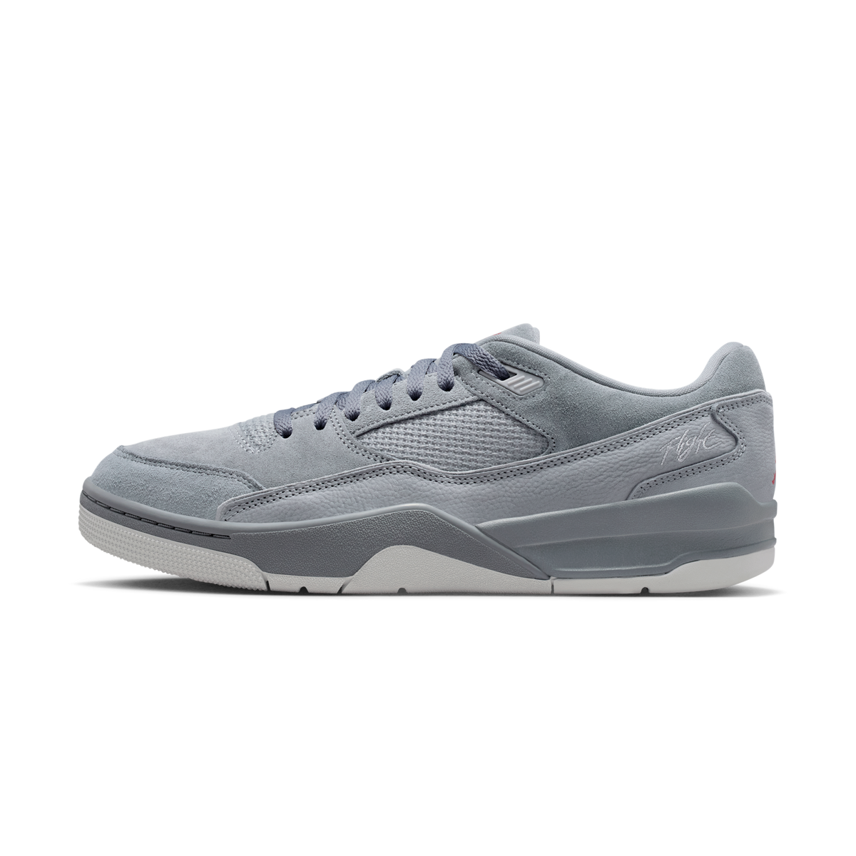 Jordan Flight Court Cool Grey Varsity Red