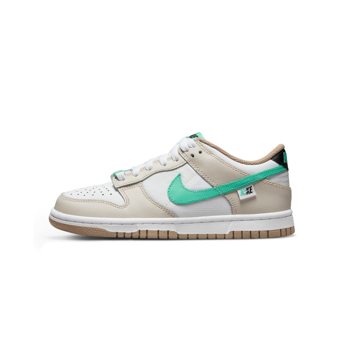 Nike Dunk Low Split Seam White Tan Mint (GS)