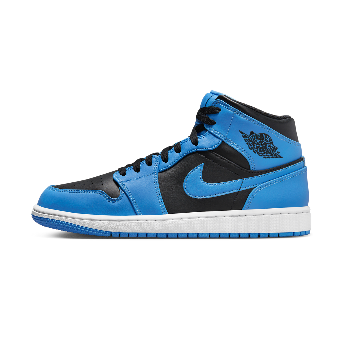 Jordan 1 Mid University Blue Black
