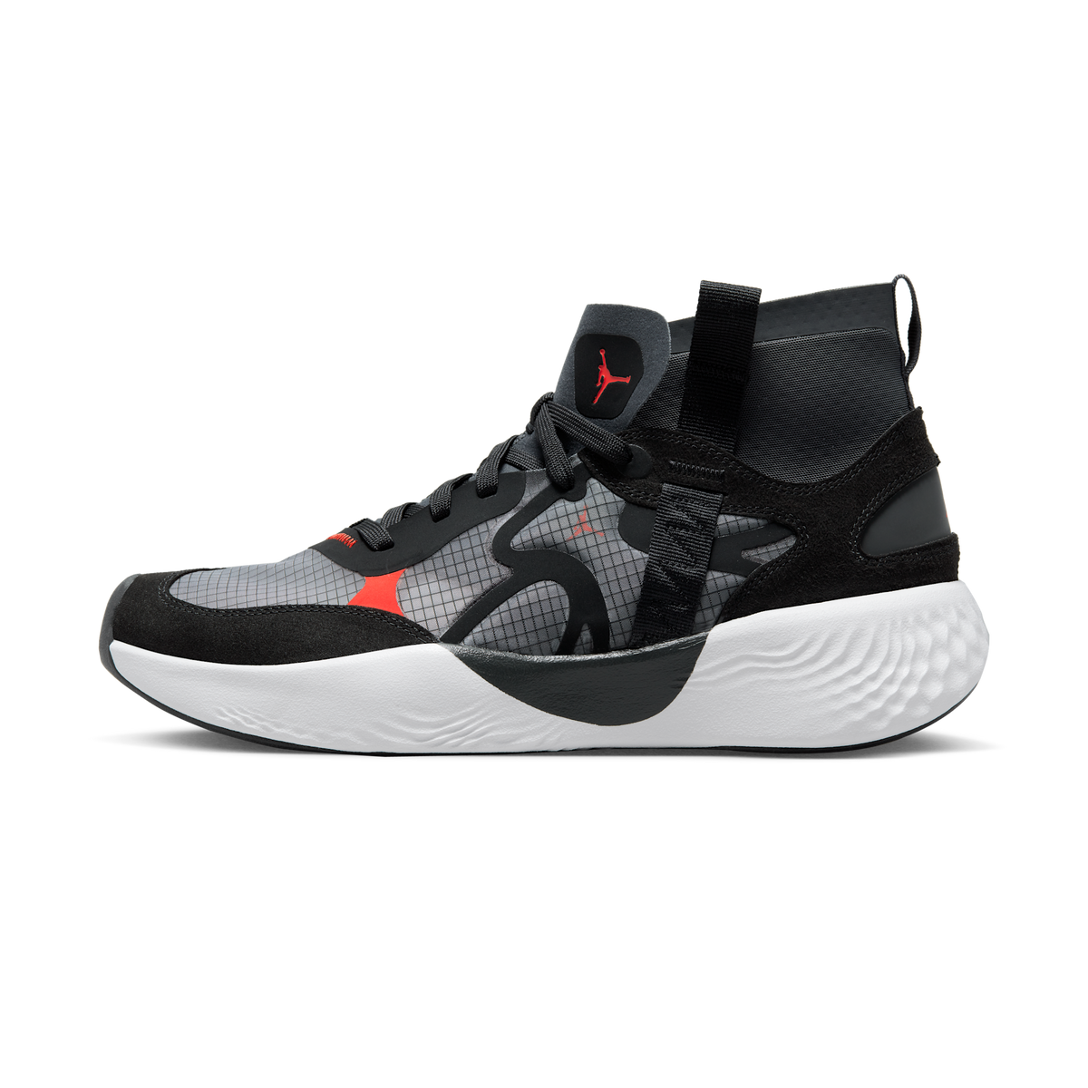 Jordan Delta 3 Mid Black Chile Red