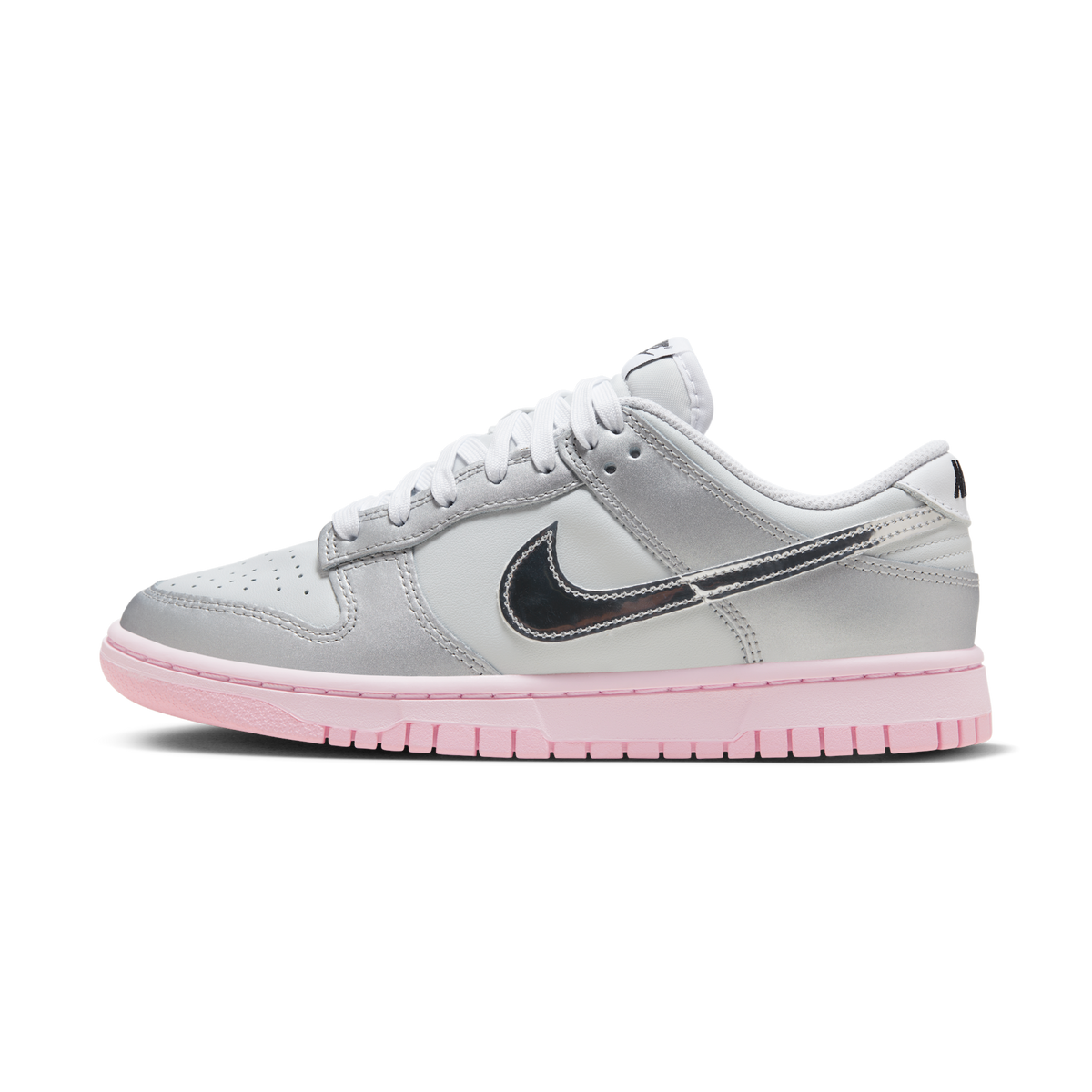 Nike Dunk Low LX Metallic Silver Pink Foam (Women's) | HM3698-006