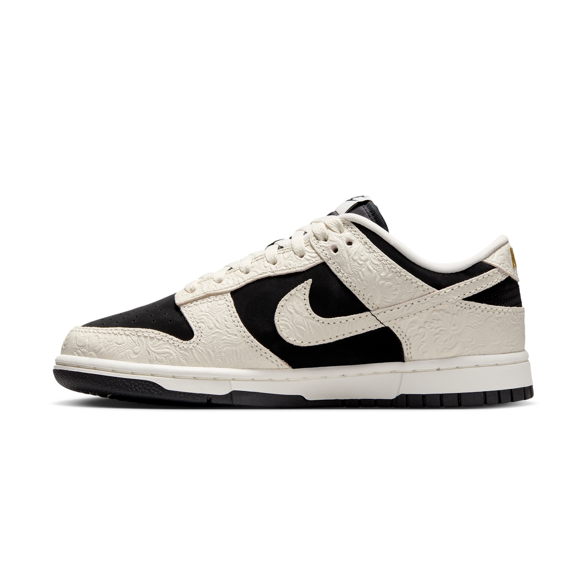Nike Dunk Low Embossed Black Sail (Women's) | IF3944-001