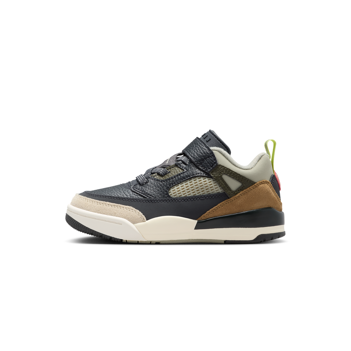 Jordan Spizike Low Anthracite Mango Cargo Khaki (PS)