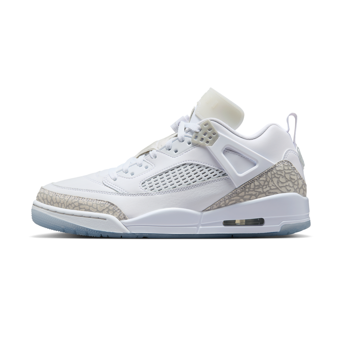 Jordan Spizike Low White Metallic Silver Barely Blue Neutral Grey