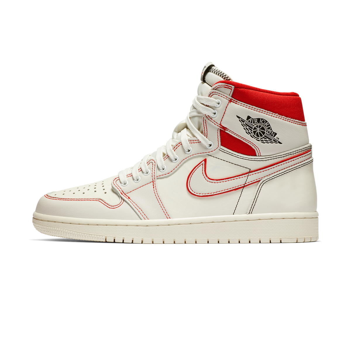 Jordan 1 Retro High Phantom Gym Red