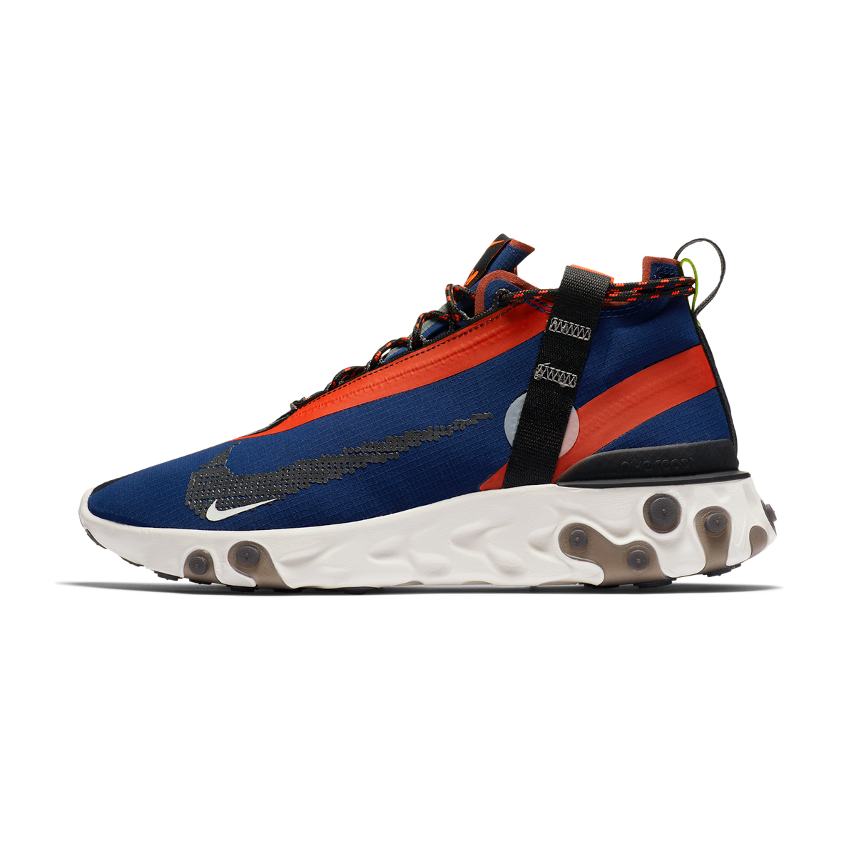 Nike React Runner Mid WR ISPA Blue Void Team Orange | AT3143-400