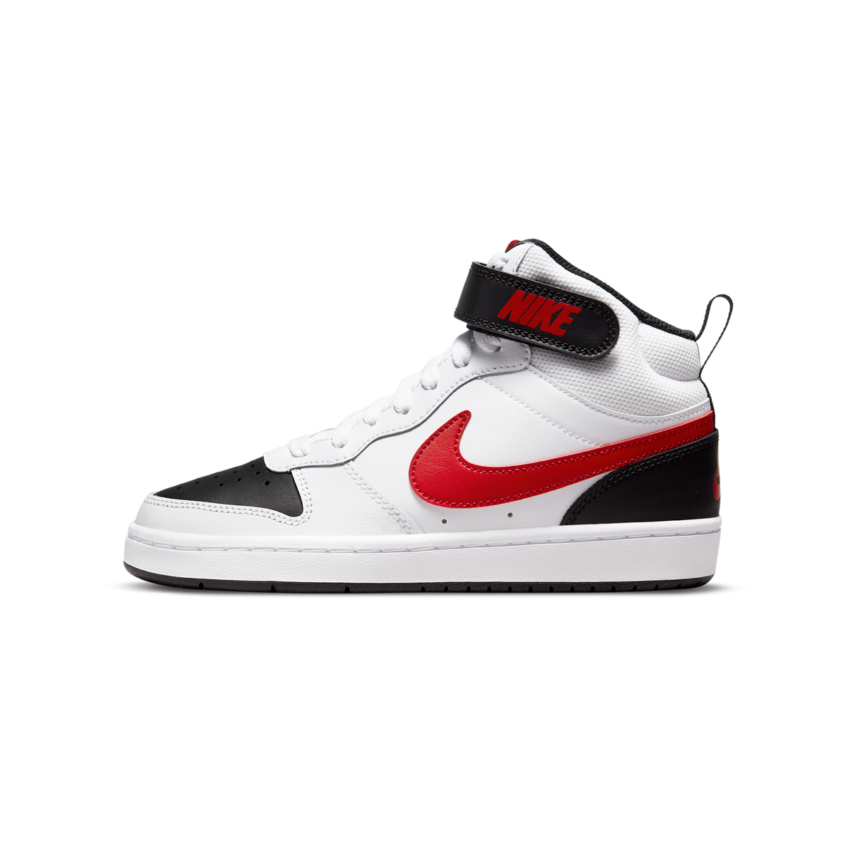 Nike Court Borough Mid 2 White University Red (GS)