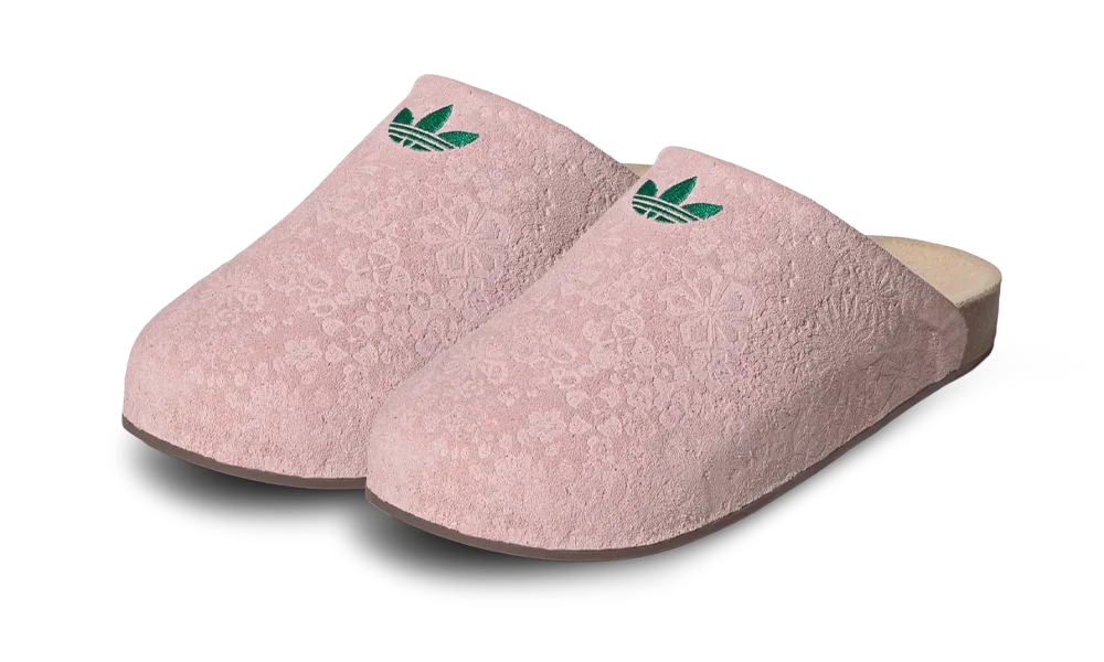 Adimule Slides Liberty London Sandy Pink Green