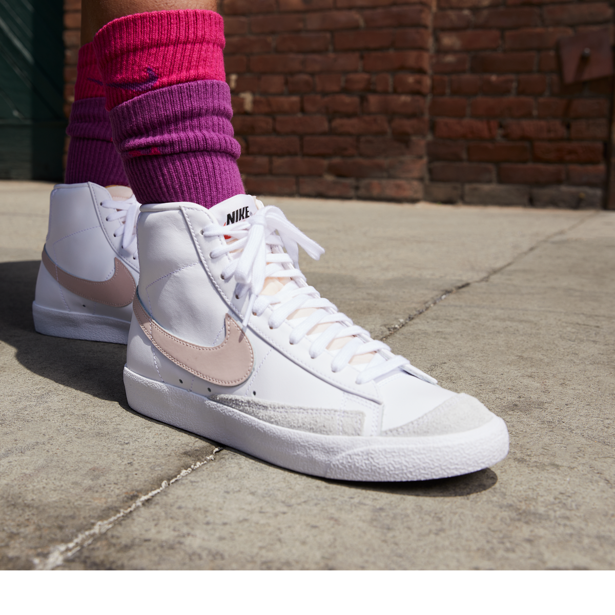 Nike Blazer Mid 77 Vintage Summit White Pink (Women's) | CZ1055-118