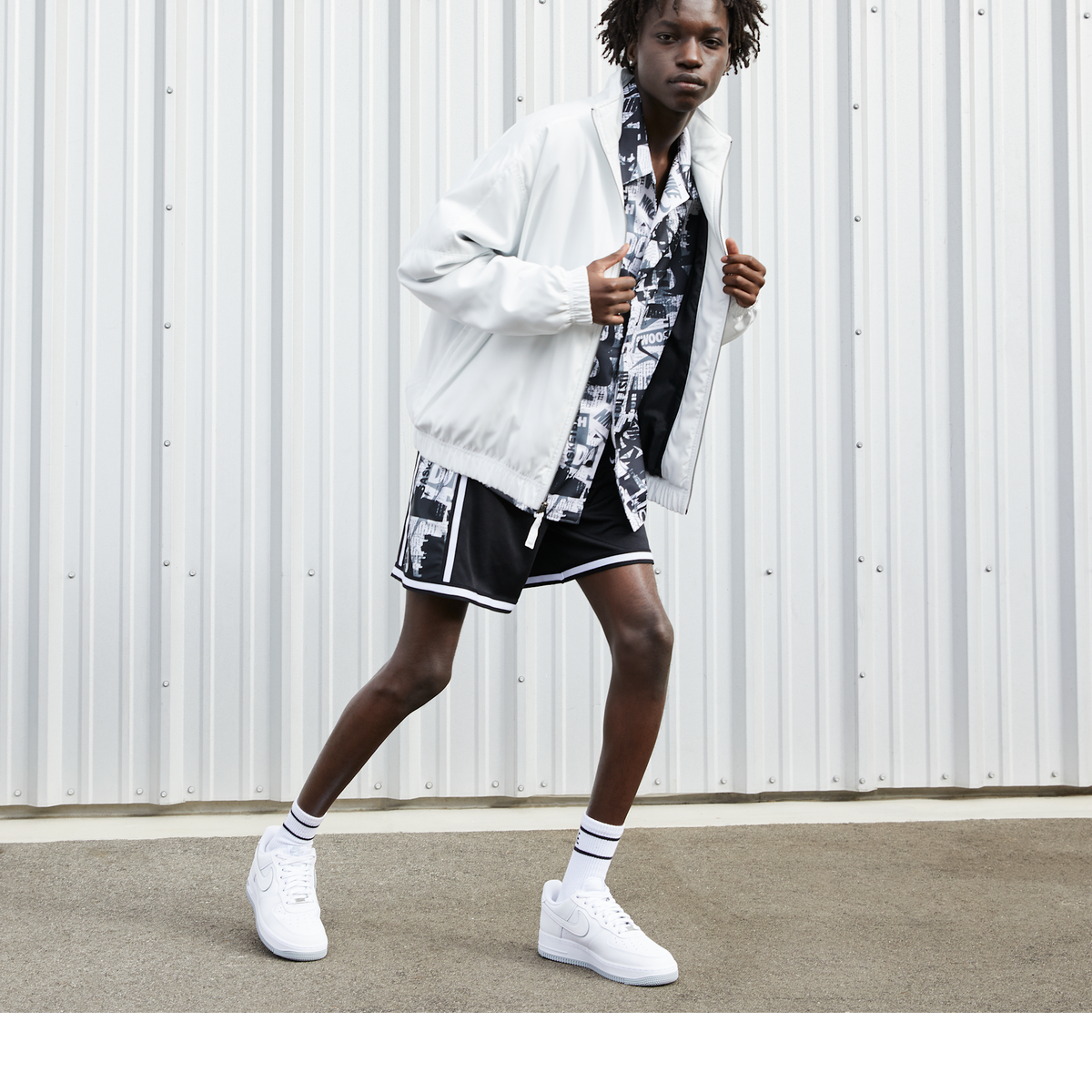 Nike Air Force 1 '07 Low White Wolf Grey Sole