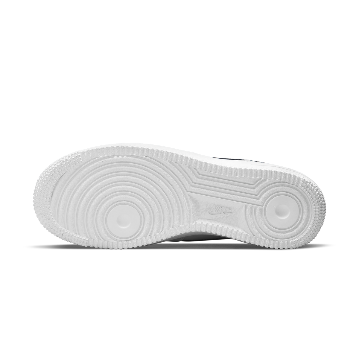 Nike Air Force 1 Low '07 Essential White Black Gold Mini Swoosh (Women's)